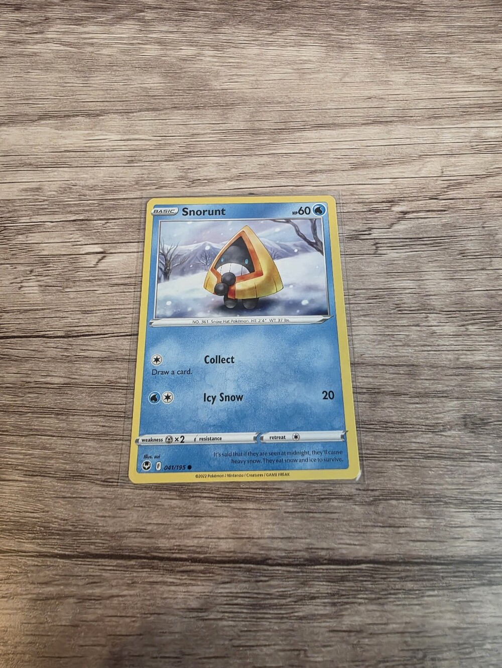 💫BUY 5 FOR $26 Pokemon Snorunt Card